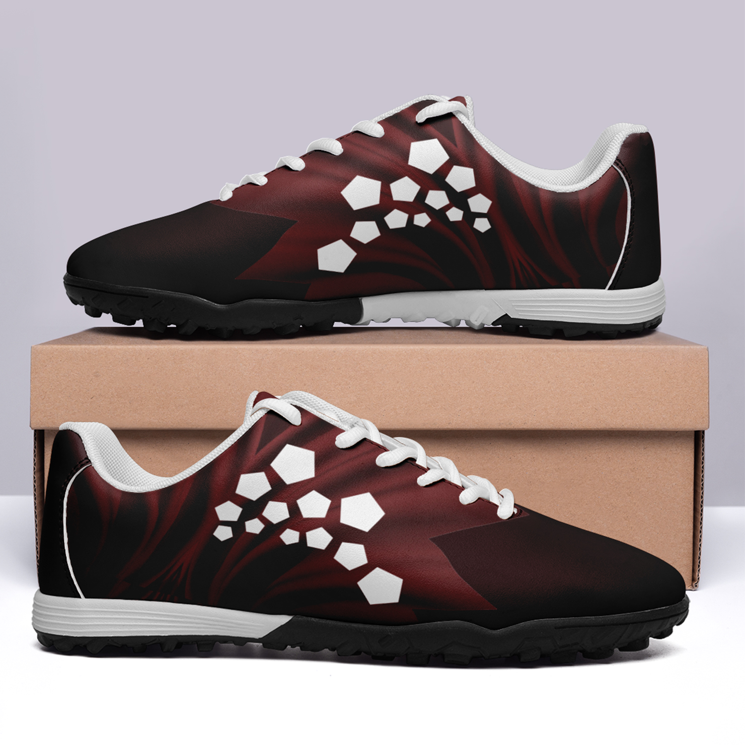Zapatos de fútbol personalizados del equipo Qatar de la Copa Mundial 2022