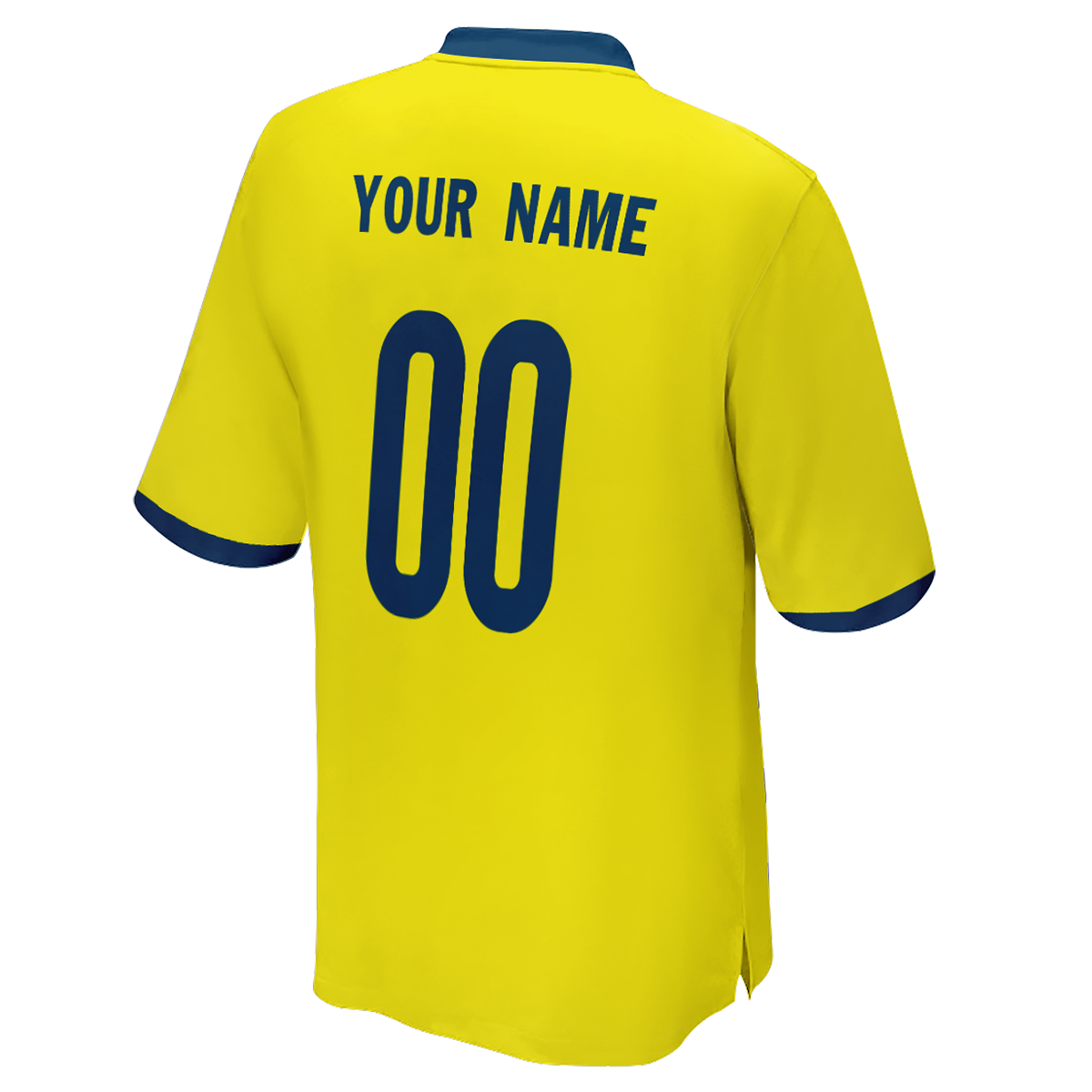 Camiseta de fútbol personalizada de la Copa Mundial de Suecia cosida para hombre con nombre