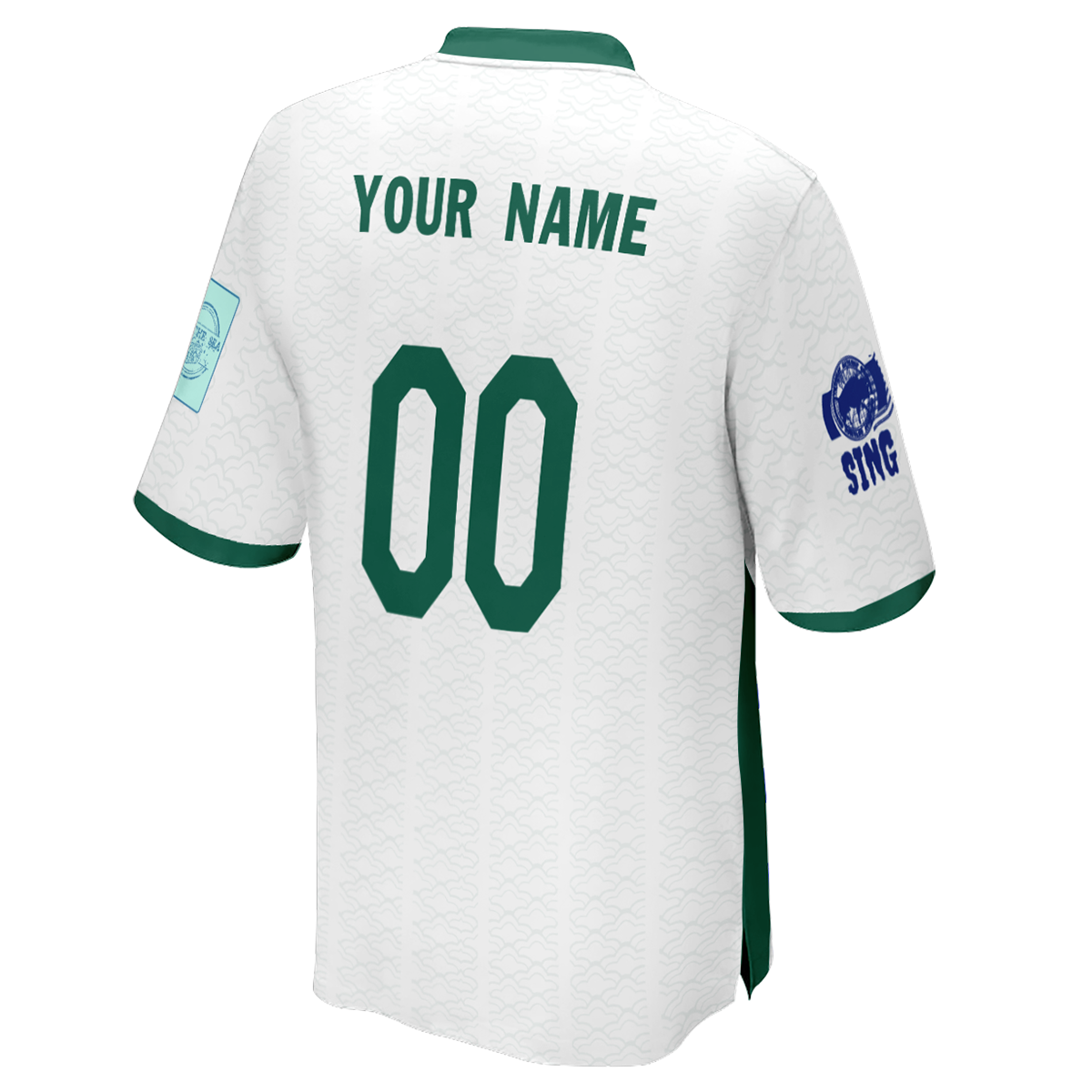 Camiseta de fútbol personalizada auténtica de la Copa Mundial de Argelia para hombre con logotipo