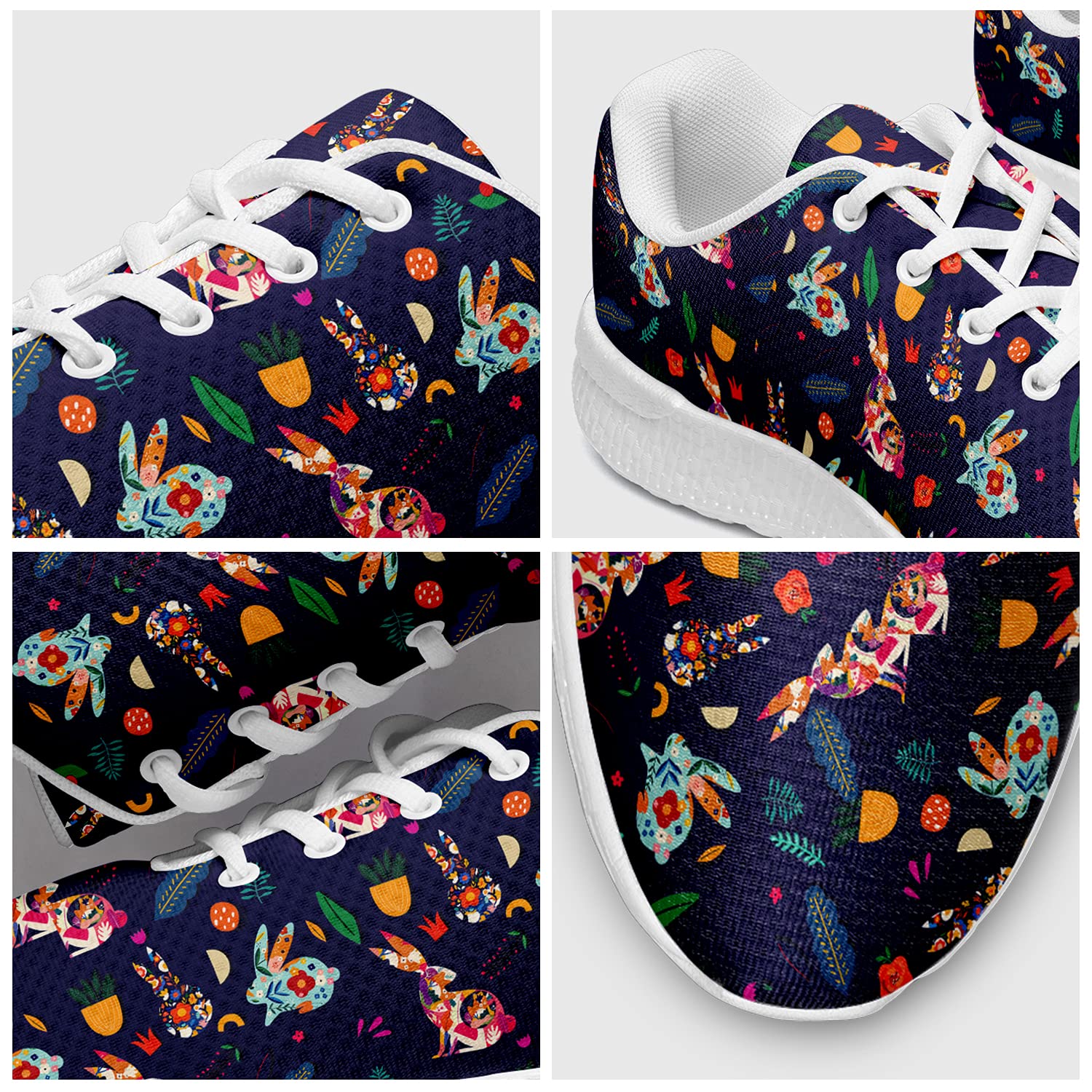 Bunny Rabbit Athletic Walking Zapatos casuales para mujer