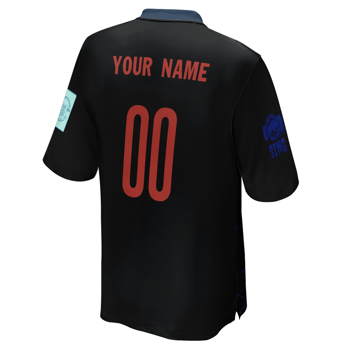 Jersey de fútbol personalizado impreso de la Copa Mundial de Croacia para hombre con nombre