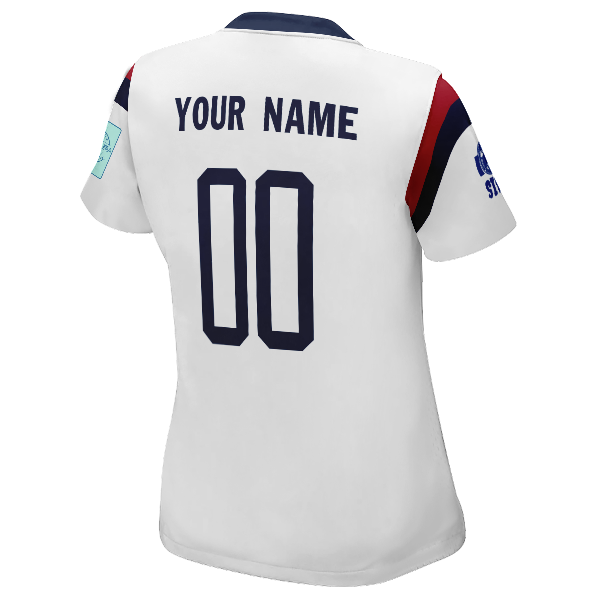 Camisetas de fútbol personalizadas de la Copa del Mundo de Corea del Sur para mujer con logotipo