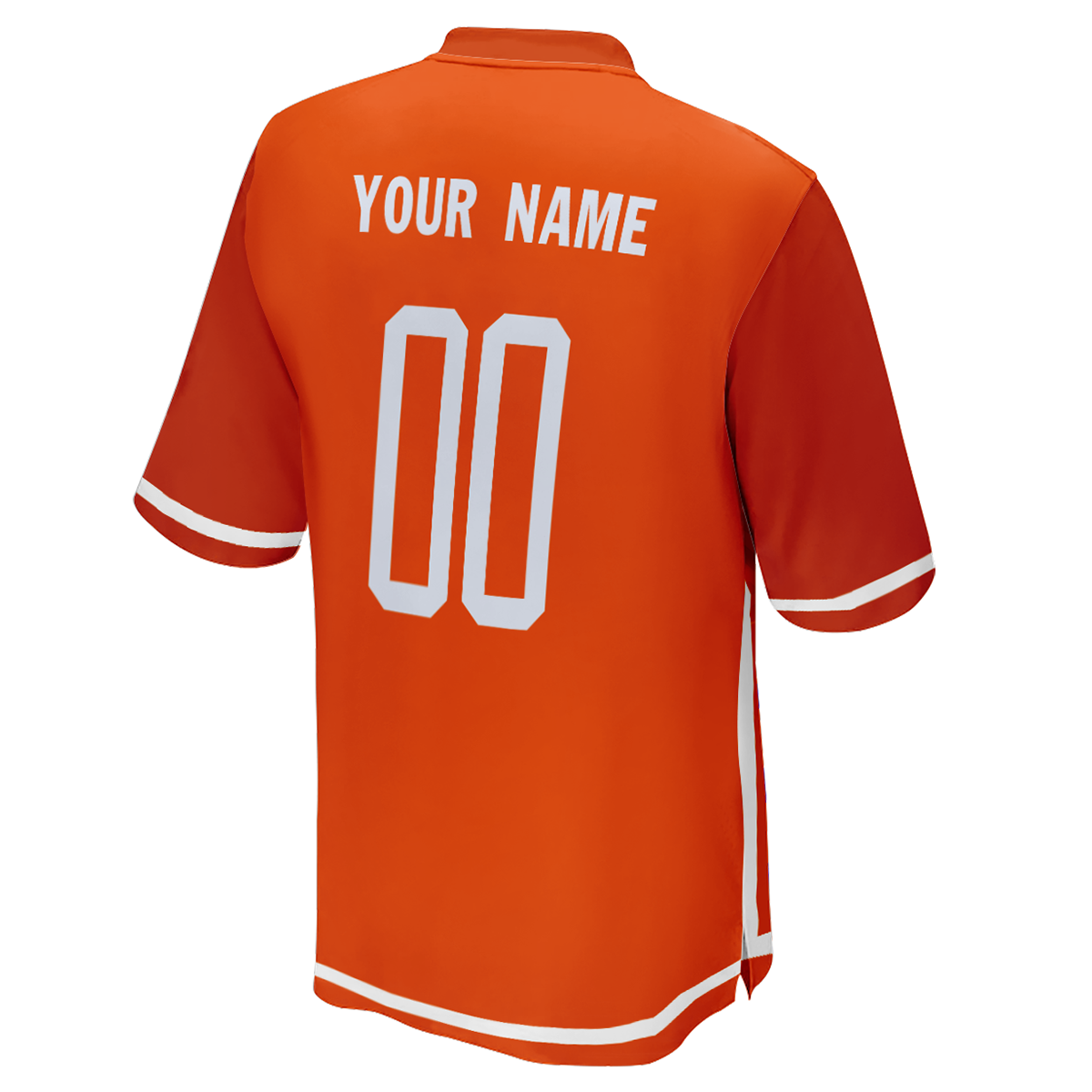 Camiseta de fútbol personalizada con imagen de la Copa Mundial de Holanda auténtica para hombre